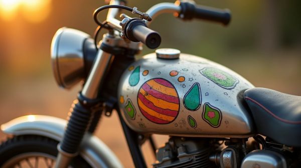 Personnalisez votre moto avec des stickers uniques