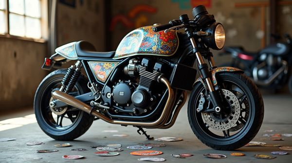 Personnalisez votre moto avec des stickers uniques